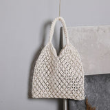 Sac filet en macramé