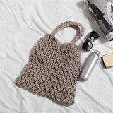 Sac filet en macramé