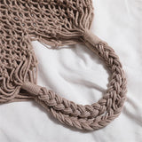 Sac filet en macramé