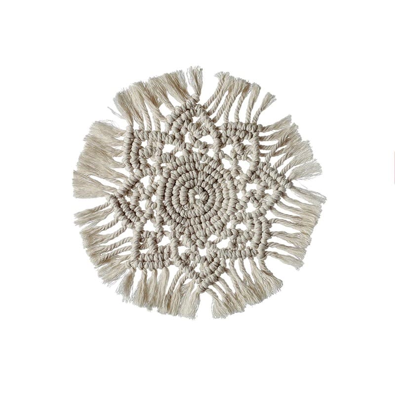 Set de table rond macramé