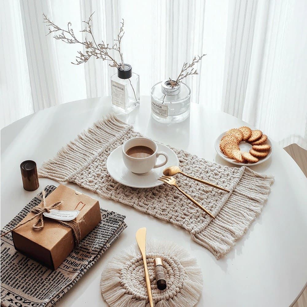 Set de table en macramé