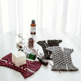 Sous-verre rectangulaire macramé