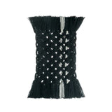 Sous-verre rectangulaire macramé