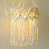 Suspension bohème en macramé