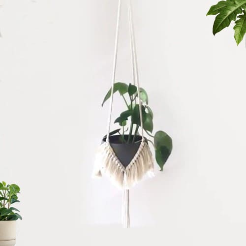 Suspension boho macramé