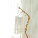 Suspension lampe macramé