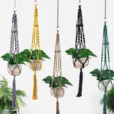 Suspension macramé couleur