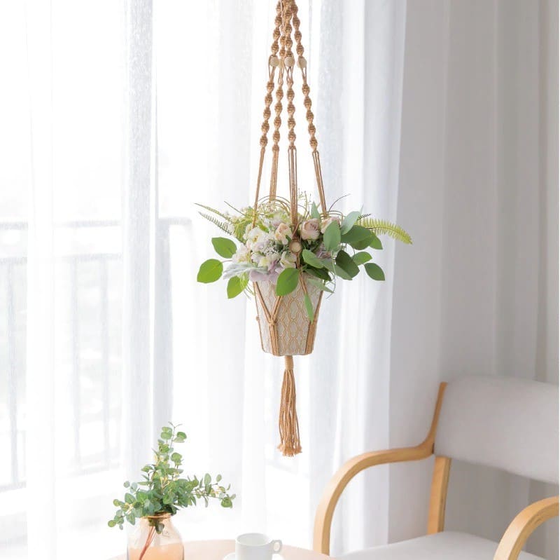 Suspension macramé vintage