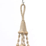 Suspension macramé avec perles