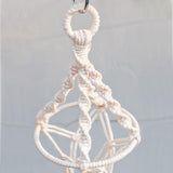 Suspension pour pot en macramé