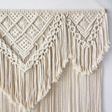 Tenture murale macramé tête de lit