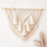 Tissage mural macramé