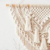 Tissage mural macramé