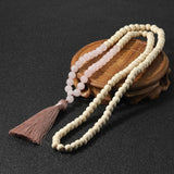 Collier de perles Mala en bois