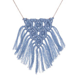 Collier en macramé