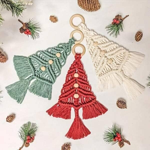 Kit DIY macramé Noël