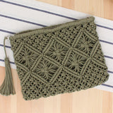 Pochette en macramé