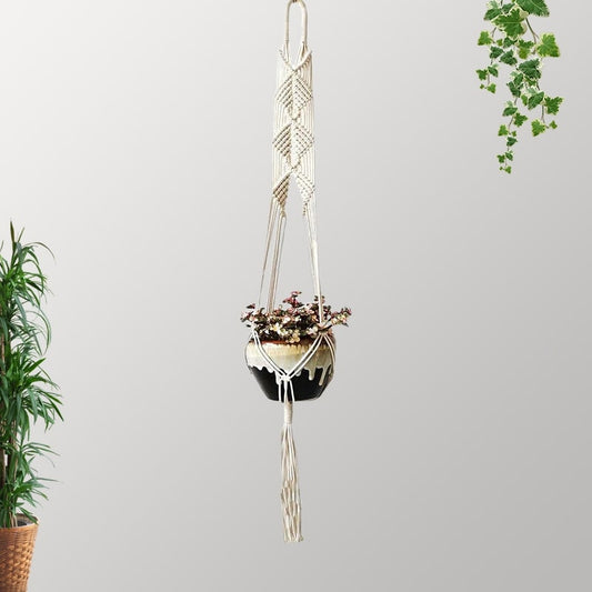 Accroche plante macramé