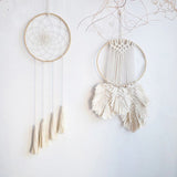 Anneau en bois pour macramé