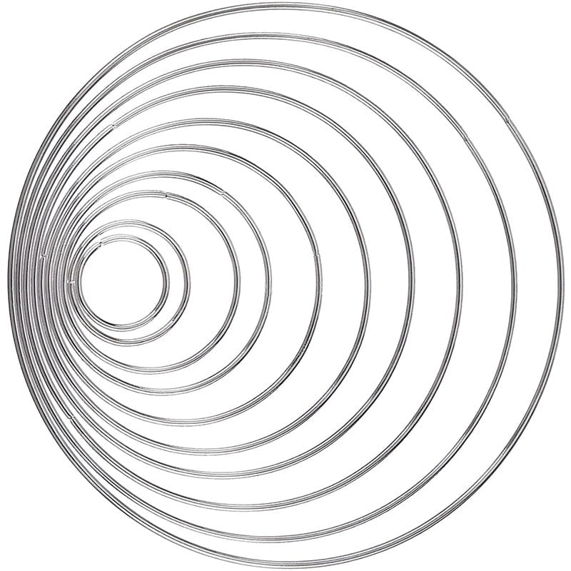 Anneau en métal pour macramé