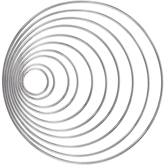 Anneau en métal pour macramé