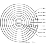 Anneau en métal pour macramé