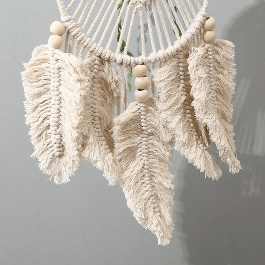 Attrape rêve artisanal macramé