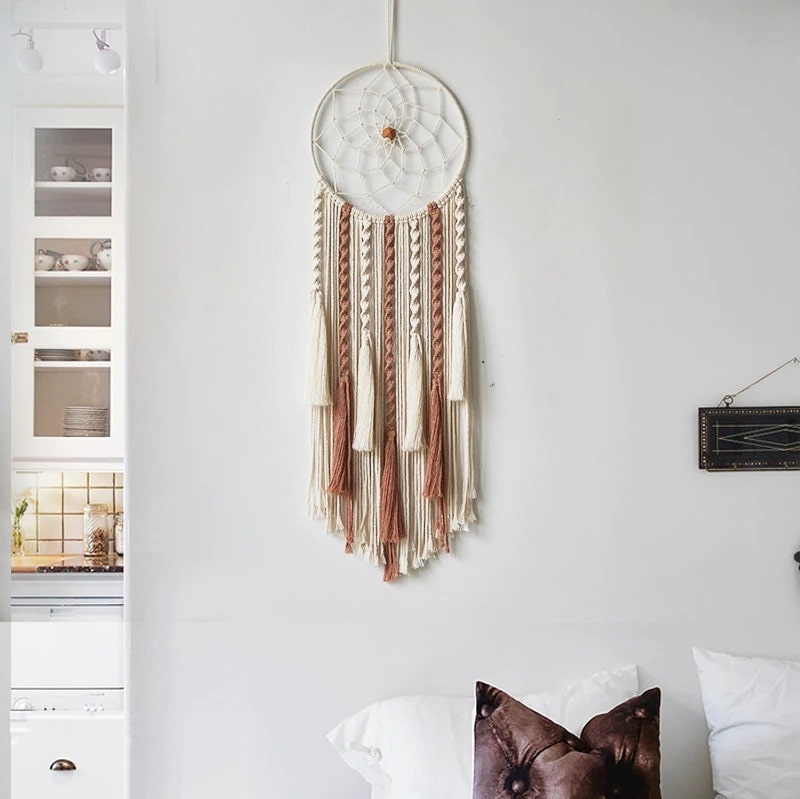 Attrape rêve bohème macramé