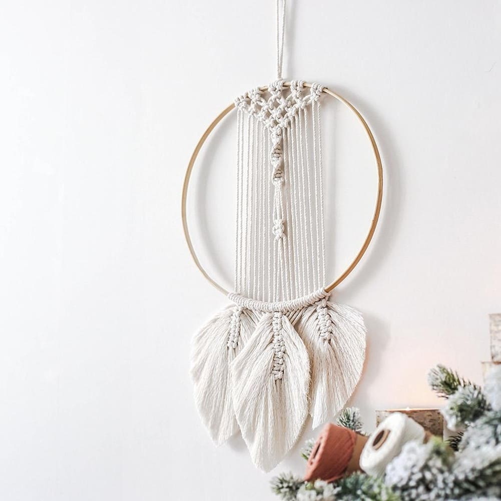 Attrape rêve crochet macramé