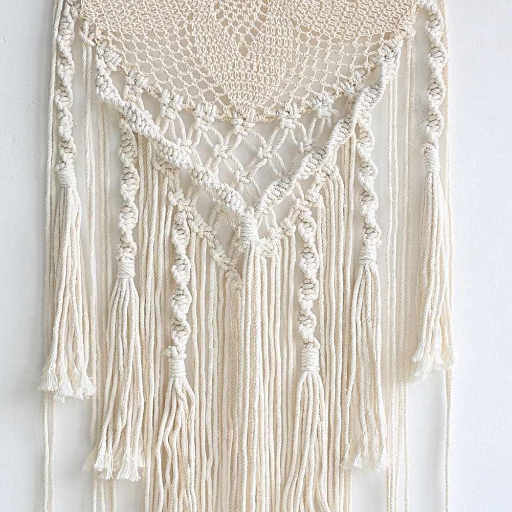 Attrape rêve mariage bohème macramé