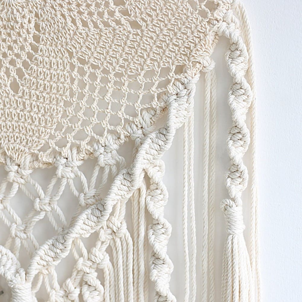 Attrape rêve mariage bohème macramé
