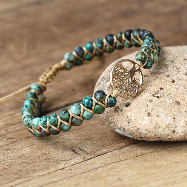 Bracelet arbre de vie macramé