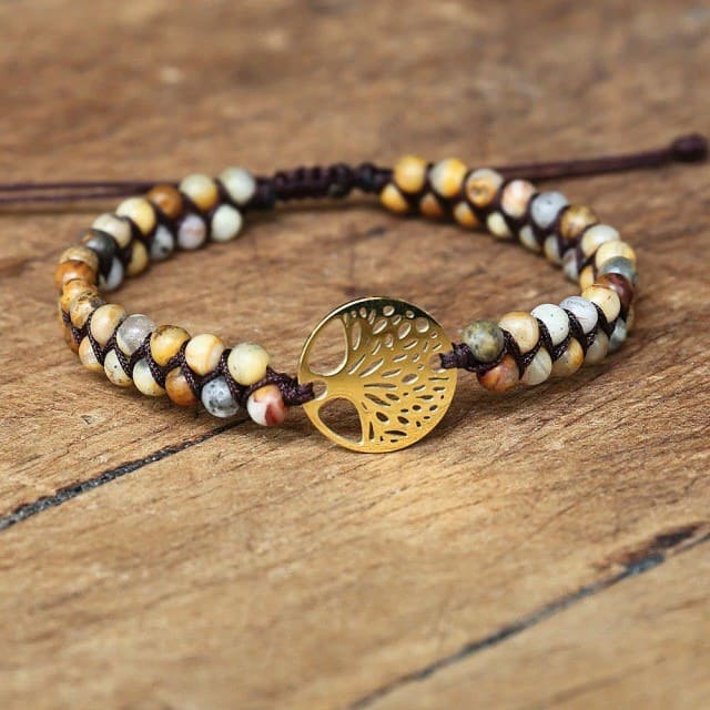 Bracelet arbre de vie macramé