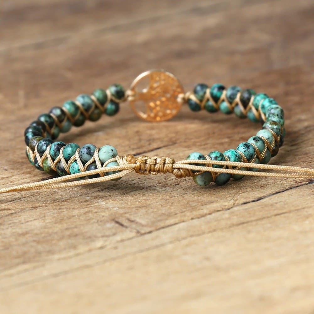 Bracelet arbre de vie macramé