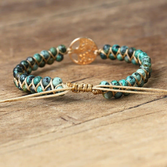 Bracelet arbre de vie macramé