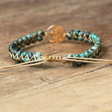 Bracelet arbre de vie macramé