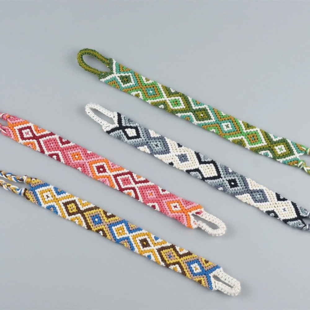 Bracelet brésilien en macramé