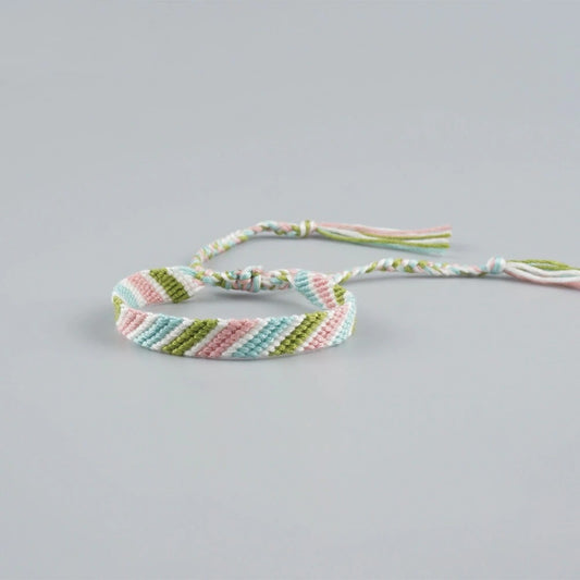 Bracelet cheville macramé