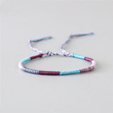 Bracelet d'amitié en macramé