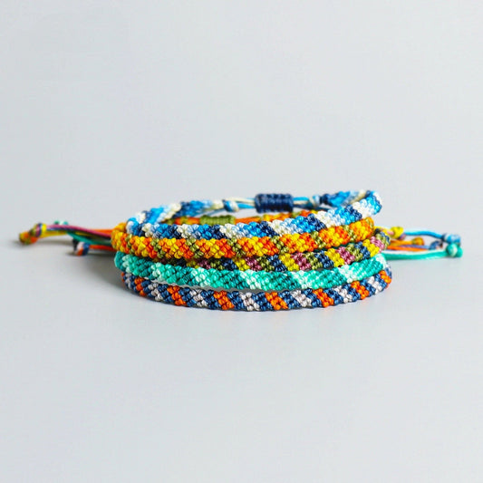 Bracelet macramé 3 couleurs