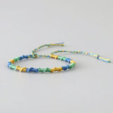 Bracelet macramé torsadé