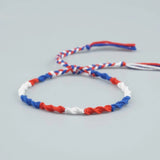 Bracelet macramé torsadé