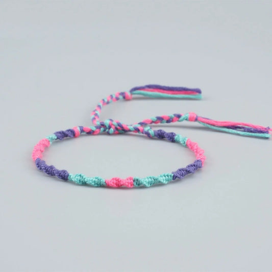 Bracelet macramé torsadé