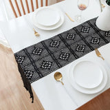 Chemin de table dentelle macramé