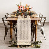 Chemin de table style macramé