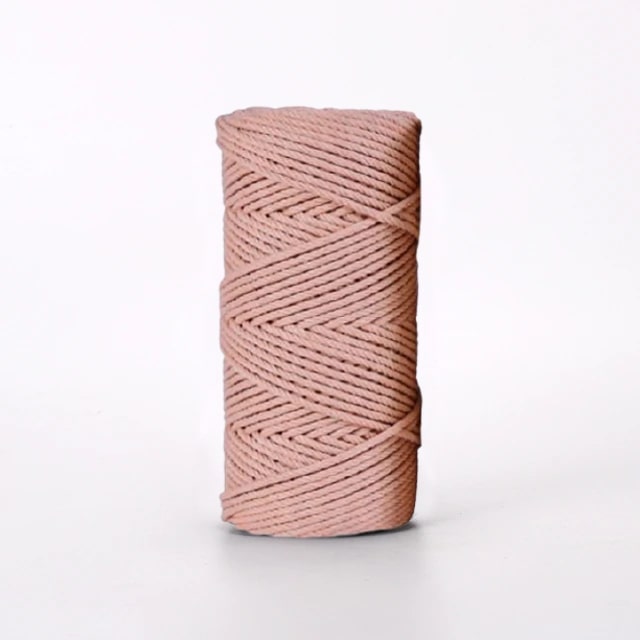 Corde macramé 4 mm terracotta 100m