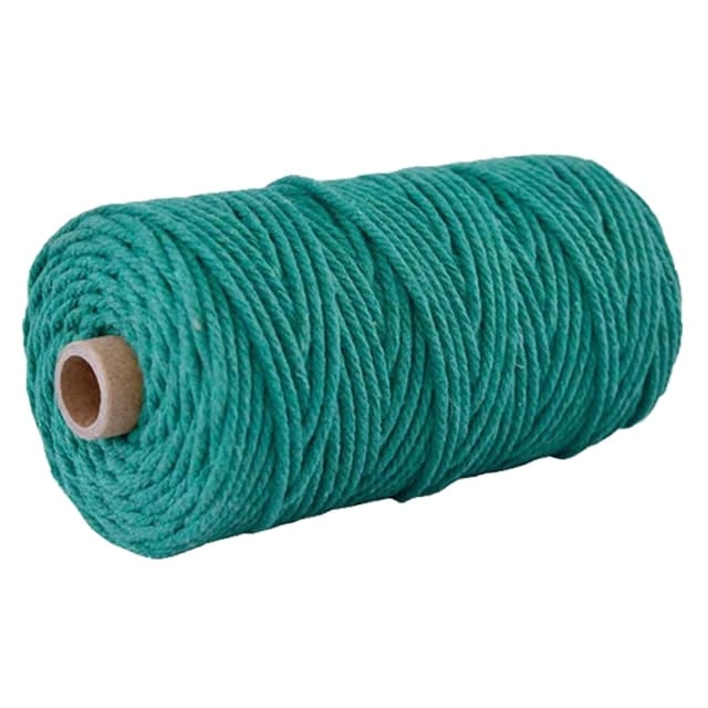 Corde macramé 2 mm vert 100m