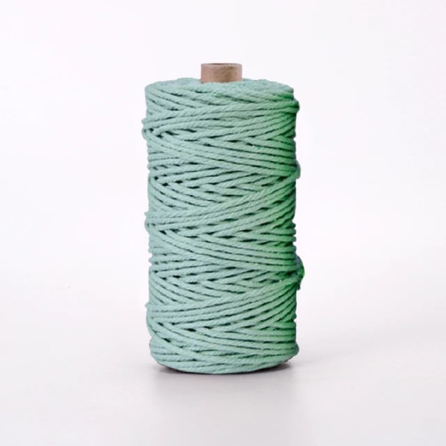 Corde macramé 2 mm vert 100m