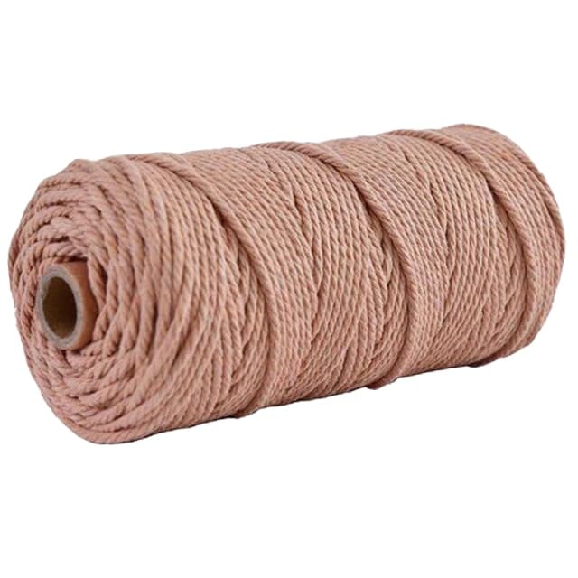 Corde macramé 3 mm terracotta 100m