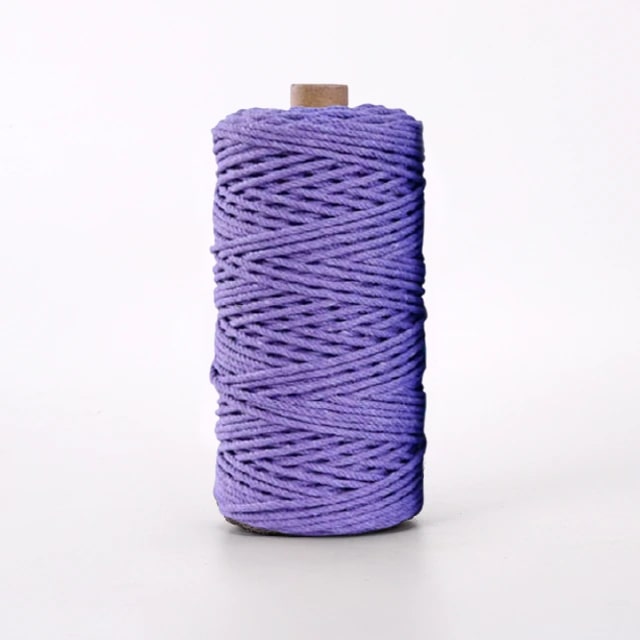 Corde macramé 3 mm violet 100m